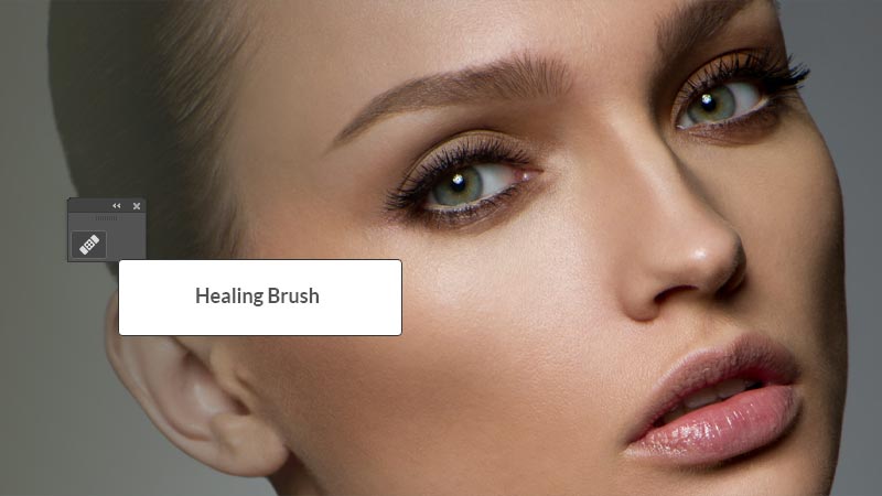 Healing Brush Tool in Photoshop