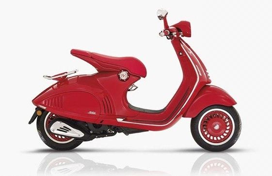 Red color scooty