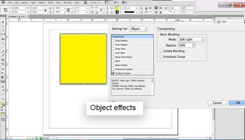 Graphic Design Institute - Object Effects in Adobe InDesign