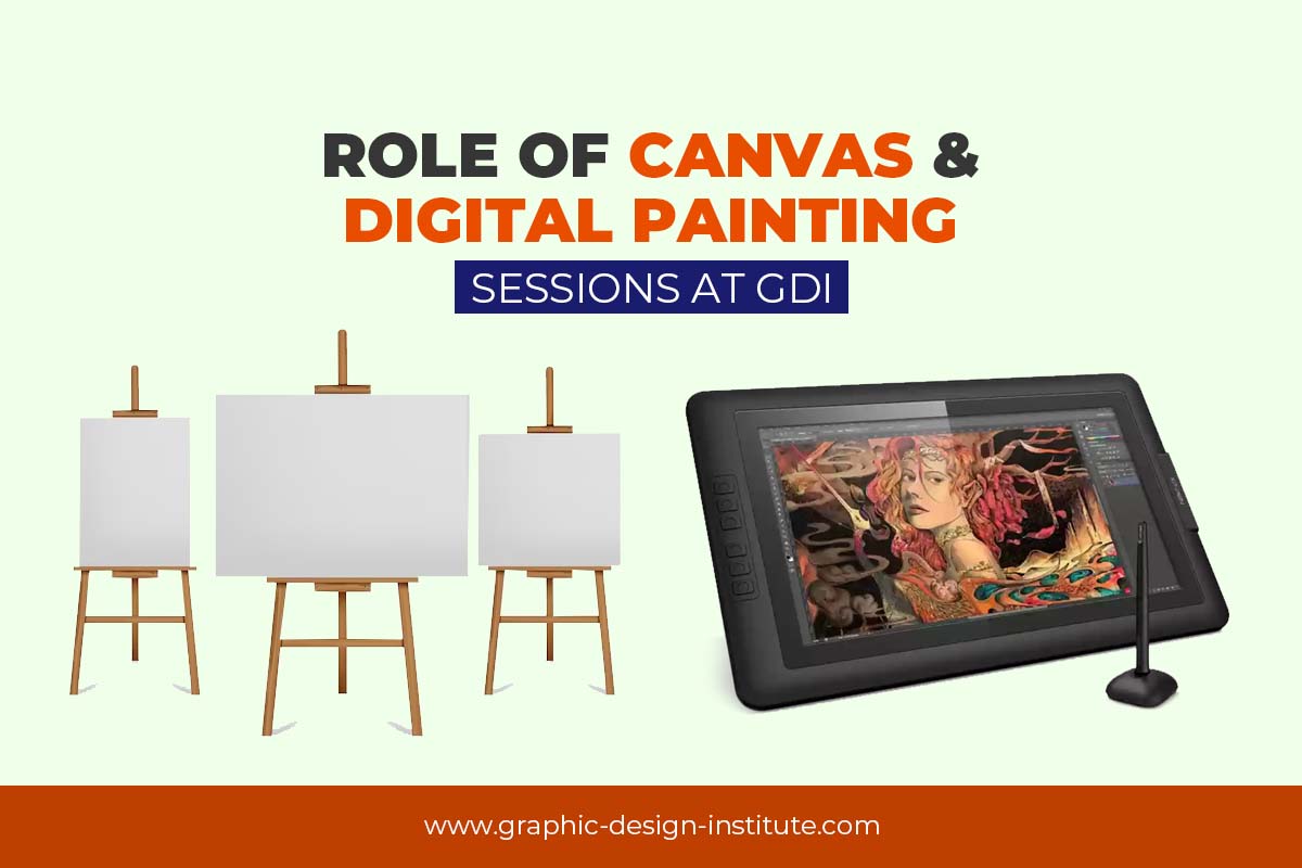 role of canvas digital paintings sessions at gdi
