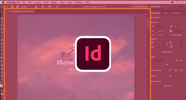Adobe InDesign Application